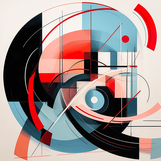 Geometric Synthesis - Inspired by Carlo Carra - Canvas Print