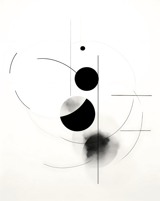 Harmonie der Sphaeren - Inspiriert von Yoko Ono - Leinwanddruck