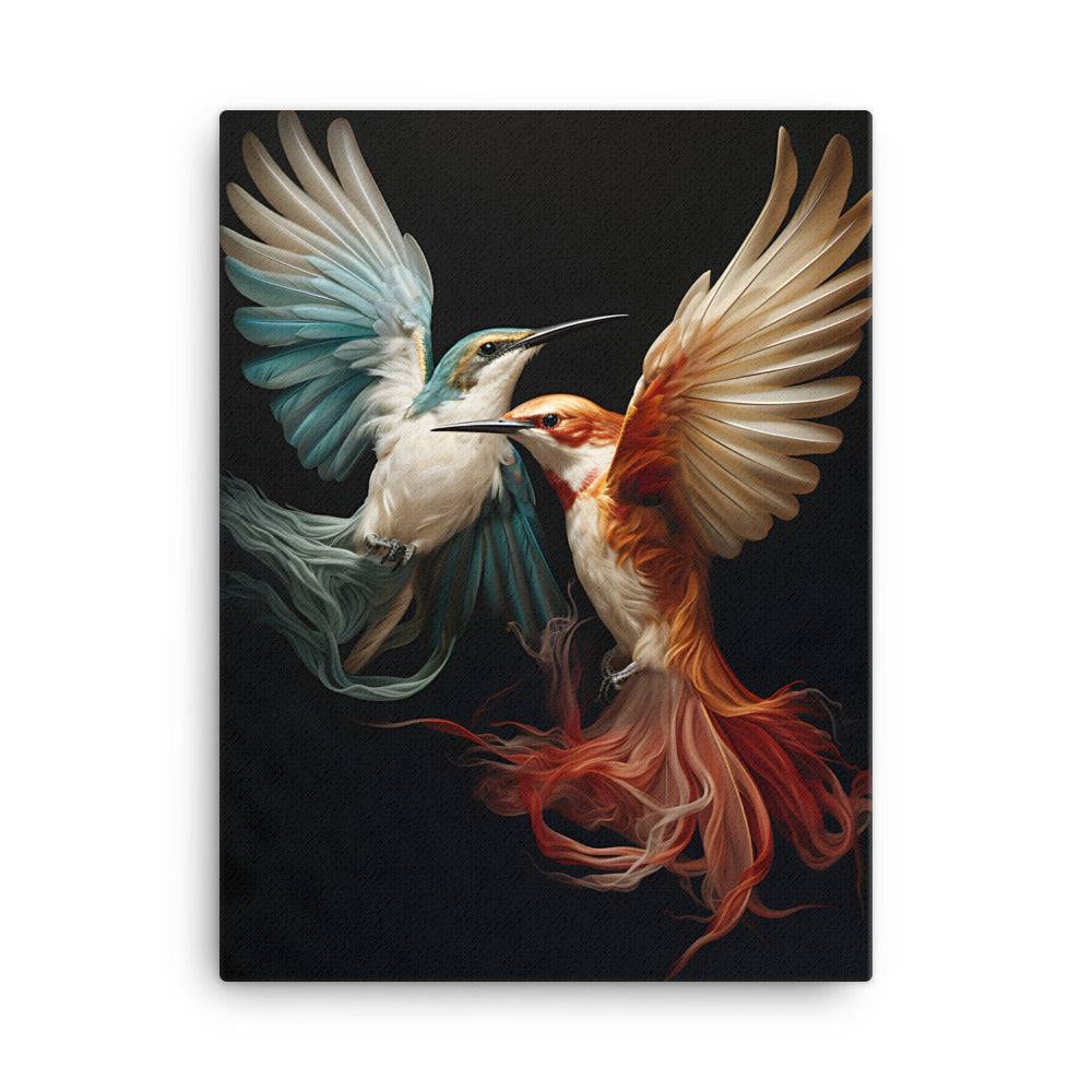 Harmonious Flight: A Symphony of Freedom - Canvas Print