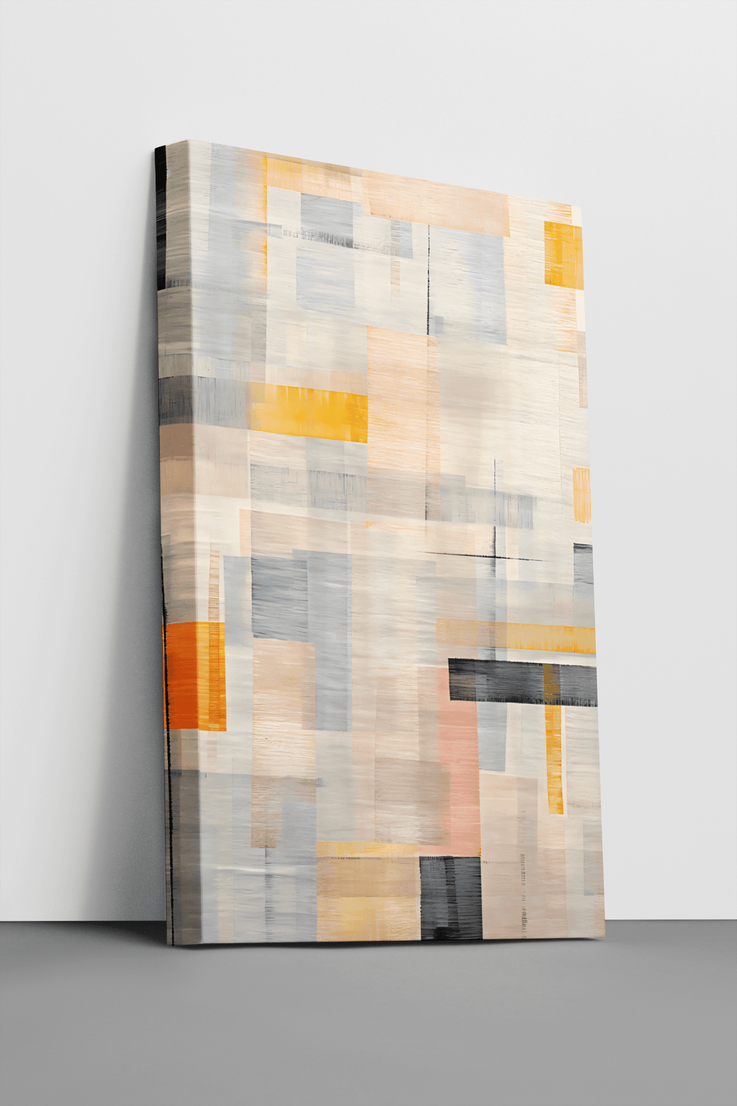 Abstract Texture Impressions - Inspired by Anni Albers - Canvas Print