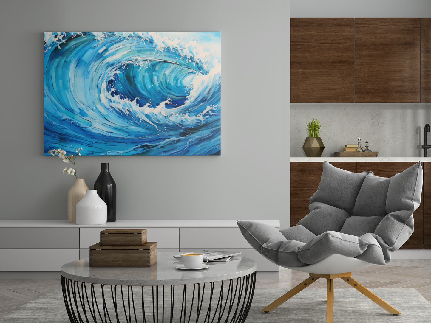 Oceanic Resonance - Canvas Print